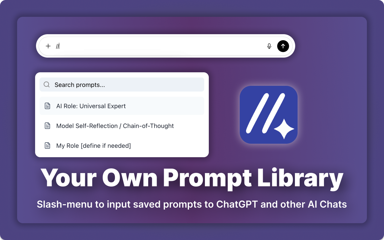 AI Prompts — prompt library screenshot